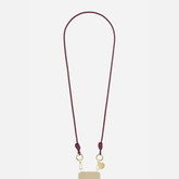 Nolan Vegan Leather Tie Phone Chain